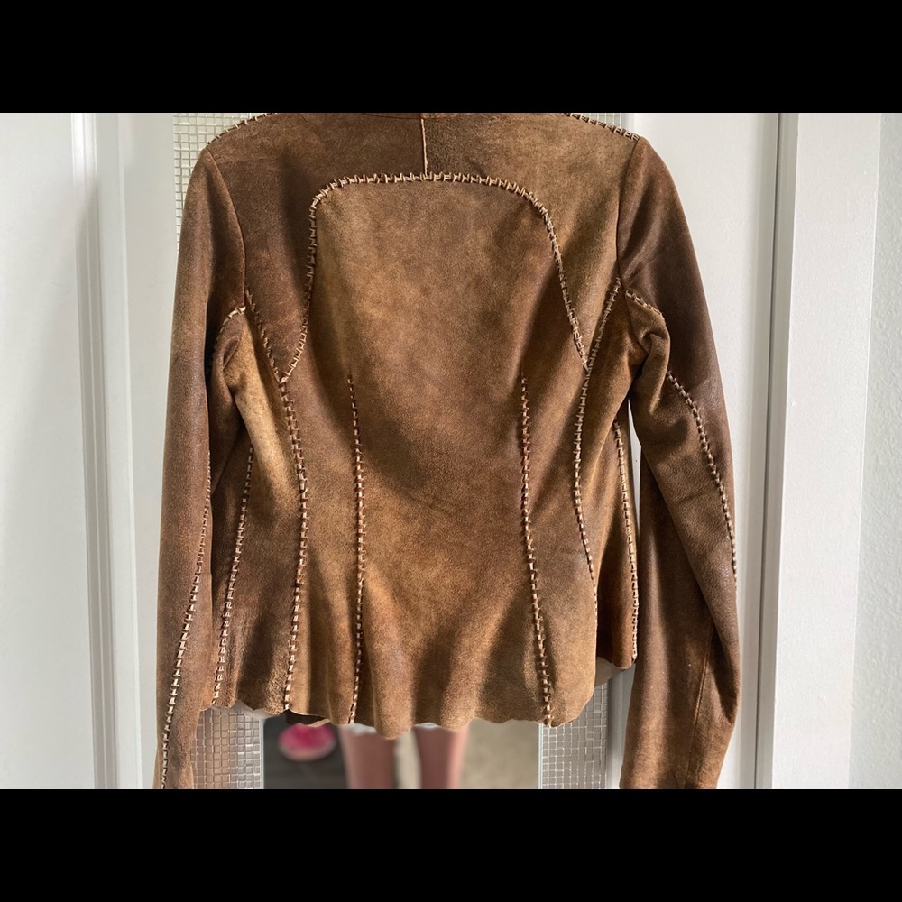 Once Worn- Eleven11 GENUINE Leather jacket!